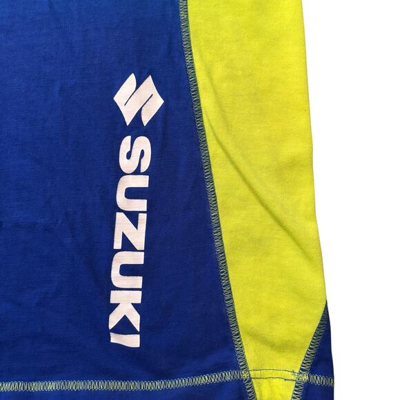 Team Suzuki Racing Shirt Jersey Blue Men’s Size Small Blue Yellow - Picture 5 of 7